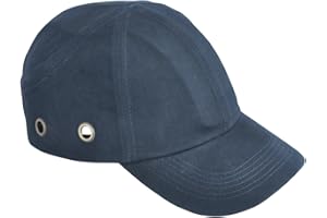 Viwanda Classic Anstoßkappe/Schutzkappe/Sicherheitskappe mit ABS-Schale, dunkel Blau, Marineblau