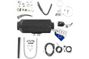 ‎AUTOTERM Autoterm Air 4D 4KW 12V Diesel Auxiliary Heater Air Heater with Control Panel PU-5 and Quiet Fuel Pump for Car Truck Campervan Boat