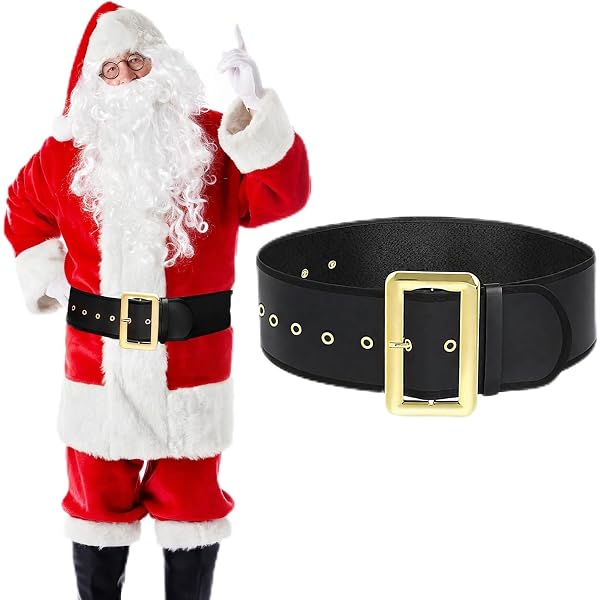 Personalisieter Weihnachtsbaumanhänger – Im Weihnachtsmann-Gürtel-Design, Mit Initiale, Aus Holz Personalisieter Weihnachtsbaumanhänger – Im Weihnachtsmann-Gürtel-Design, Mit Initiale, Aus Holz