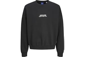 JACK & JONES Bluza sportowa Mężczyźni Jorbrooklyn Graphic Sweat Crew Neck Ln