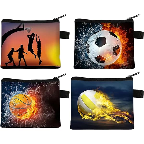 Portefeuille Enfant Football - 13.5x11cm, Imperméable, Dragonne - Cadeau Anniversaire Garçon Ou Fille