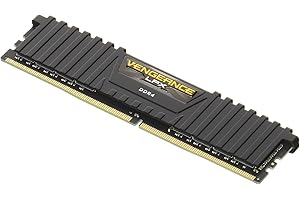 Corsair CMK8GX4M1A2666C16 Vengeance LPX 8 GB (1 x 8 GB) DDR4 2666 MHz C16 XMP 2.0 High Performance Desktop Memory Module, Black