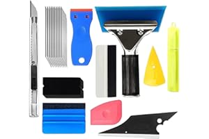 YOYIAG Car Window Tint Kit: 10-Piece Professional Manual Window Film Application Kit with Tools and Accessories for Large and Small Cars