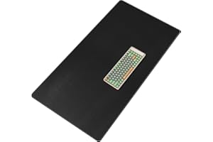 CENNBIE Leather Desk Mat Large, 110 x 60cm Desk Pad Blotter Protector, Extended Non-Slip Mouse Pad, Waterproof PU Leather Large Mouse pad for Desk Office and Home (Black)