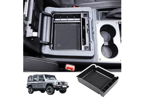Bekantogy Car Armrest Storage Box Tray Compatible with INEOS Grenadier 2022 2023 2024 2025 Center Console Armrest Organizer Storage Box Tray With Anti-Slip Mat ABS Accessories