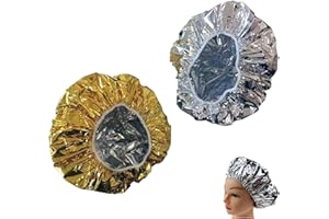 BODIIWULIU 4 PCS Bonnet Chauffant, Bonnet Chauffant Cheveux Soin Aluminium, Traitement Capillaire Naturel, Bonnet Chauffant Soin, Pour Soins Capillaires