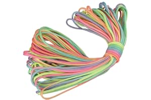 King of Trade 5m Farbe-2 Regenbogen hell Paracord 550 Fallschirmschnur Nylonleine