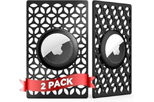 DLENP Airtag Geldbörse Halter für Apple-Tag, AirTag Halter, Flex Kreditkartengröße Airtag Kartenhalter für Geldbörse, Handtasche, Rucksack, Geldbörse, Clutch, Handgelenk