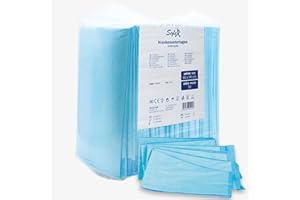 ‎SF MEDICAL PRODUCTS GMBH Sofex Inkontinenzunterlagen Einweg 60x90 cm – 50 Stück, 5-lagig – Krankenunterlagen 60x90, Inkontinenz Bettunterlage, Unterlagen Bett Inkontinenz, Wickelunterlage, Saugstark, und rutschfest