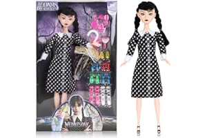 Philoctes Bambole Mona, La Famiglia Gotiche, Giocattoli per Bambole Per Fan Bambini Cosplay Regali Di Compleanno per Bambini Dai 4 Anni in Su (A)