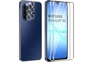 FDHYFGDY 2+2 Piezas Cristal Templado para Samsung Galaxy A17 5G/4G / Galaxy A26 5G Protector de Pantalla,Película de Vidrio para Cámara, Dureza 9H, Protector de Pantalla Antiarañazos y Antiburbujas