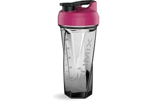 Helimix 2.0 Shaker do Białka z Wirującą Technologią Vortex 800 ml – Shaker do Odżywek, Koktajli Proteinowych i Smoothie – Bez Mieszadeł, Grudek i Baterii – Bezpieczny w Zmywarce i Wolny od BPA