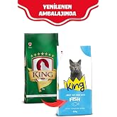 King Balıklı Kedi Maması 15Kg