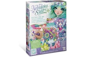 Paillettes et Feuilles Métallisées (Foil Art) de Nebulous Stars - 3 Tableaux à Texturer Marinia - Kit de Loisirs Créatif pour Enfant à partir de 7 ans - Activité Dessin