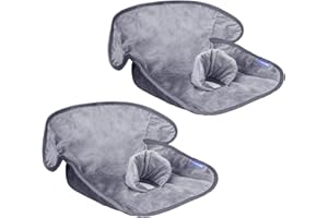 INFANZIA Piddle Pad, Car Seat Protector for Potty Training, Dry Seat for Toddlers&Infants, Waterproof Carseat Liner Cover for Age:6m-4yrs old, Fits All Carseat & Buggy(Grey-2pcs)