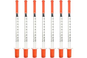 Hautllaif 20 pack 1ml 31G 0.3x13mm Plastic Multiple Uses Measuring Tools, laboratory accessories, individually sealed packaging (20)