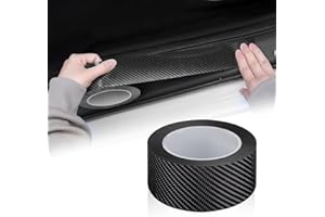 ‎EINESIN EINESIN Auto Einstiegsleisten Schutz 5cm*10m, Carbon Aufkleber, Auto Einstiegsleisten Kohlefaser Aufkleber, Auto Selbstklebend Schutzfolie Lackschutzfolie