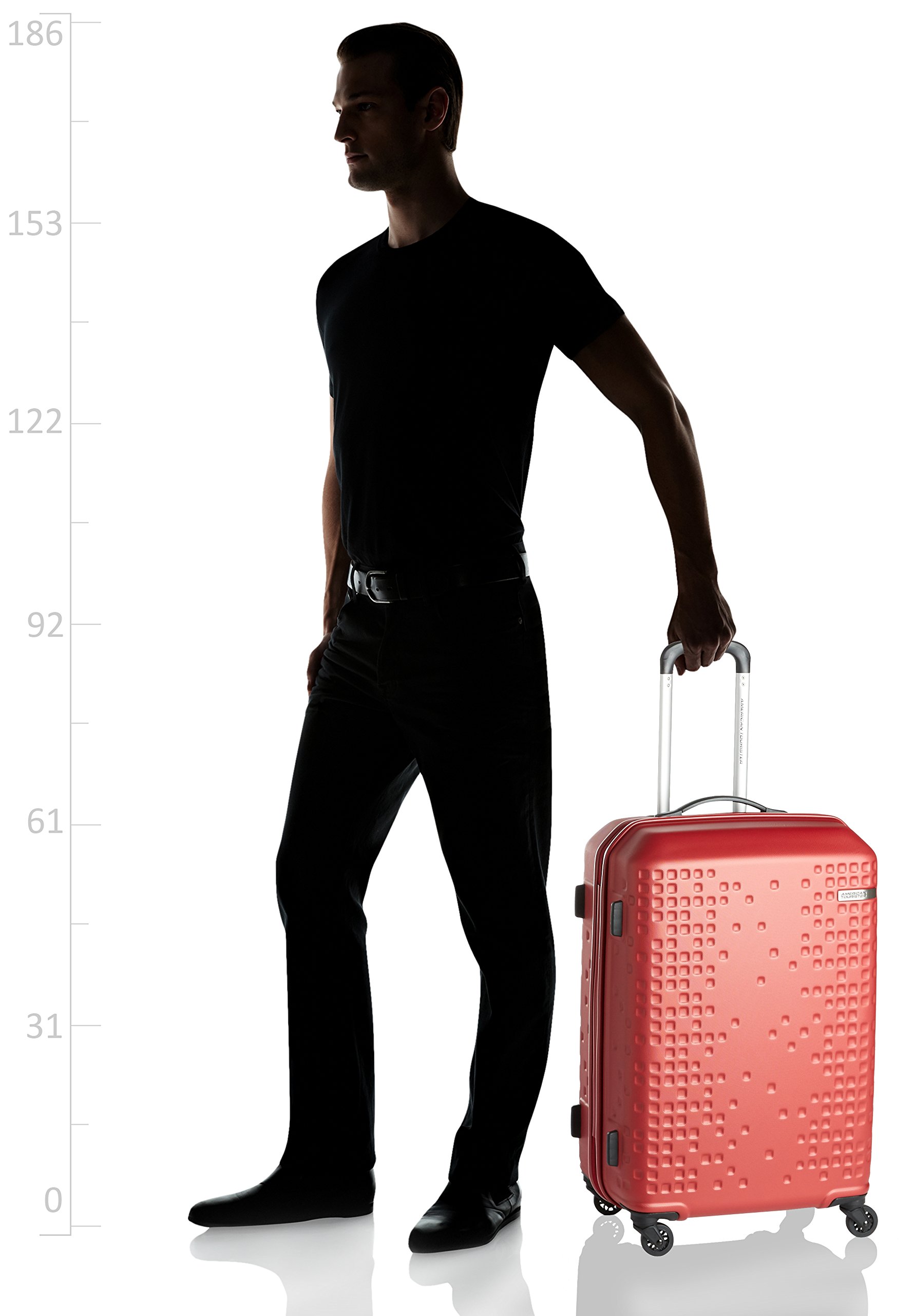 American Tourister Robotech Recessed TSA Lock & 8 Wheel & Internal Organiser, Hard PC Check-in Suitcase for Travel/Trolley Bag - Image 7