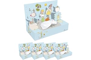 POPEXPRESSIONS POP EXPRESSIONS - 5 Belles Boîtes De Mouchoirs - 3D Deco Le Petit prince - Fait À La Main - Décoration Maison/Bureau - 100% Cellulose - Ultra Doux & Résistant - 5x75 Mouchoirs 3 Plis