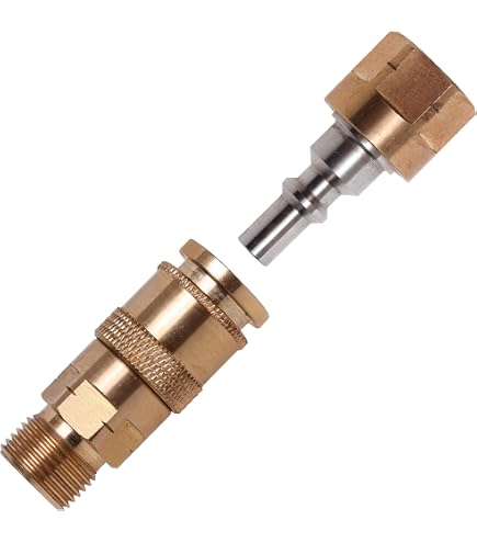 IBEDA Gas-Schnellkupplung Set - DKD Kupplung + D4 Stift, Für Sauerstoff, Brenn- & Inertgase