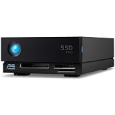 LaCie 1big Dock SSD Pro, 2 TB, harici SSD yuvası, Thunderbolt 3, 2800 MB/sn'ye kadar FireCuda NVMe SSD, Mac ve PC, 5 yıl Resc