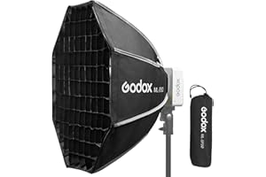 ‎GODOX Godox Softbox ML-SF50 Octagon Soft Box, 50 cm x 50 cm, Godox Mount Softbox do ML100Bi, ML100R, ML60IIBi, ML60Bi, ML30Bi, ML30 LED Video Light