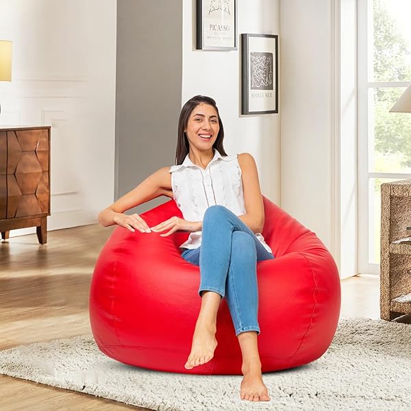 Big Joe Red Bean Bag Cover Bean Bag Big Joe Fuf Medium Foam