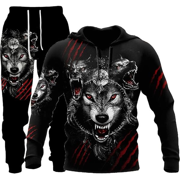 Retro Viking Odin Afgedrukt Heren Sweater Noordse Tatoeage Met Lange