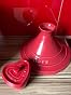 STAUB Plat à Tajine En Fonte 28 Cm Couvercle Céramique Cerise - Compatible Induction