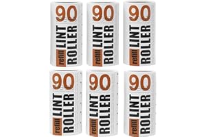 Redberry Value Lint Roller Refills - 6 Replacement Rolls - 90 Sheets per Roll - 540 SHEETS IN TOTAL - Perfect for Pet Hair, Fluff, Dust - Can be Applied at any Fabric