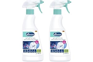 Dr. Beckmann Spray Starch Easy Ironing - For a Smooth, Crisp Finish - Removes Creases Easily- Speeds Up Ironing Process - Prevents New Wrinkles Forming - Made In Germany -500ml x 2