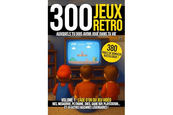 Les 300 jeux vidéo retro auxquels tu dois avoir joué dans ta vie - Volume 1 : l'âge d'or des consoles: NES, Megadrive, PC Engine, SNES, Game boy, ... de culture geek et de bonheur nostalgique