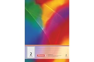 BRUNNEN Fountain, 104438202, Exercise Book A4 (32 Sheets, Lined, ruling 2, Class 2)