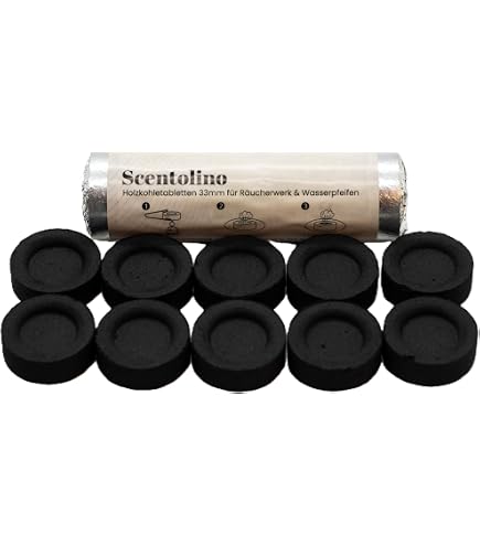 Räucherkohle 30 Mm – Selbstzündend, 10 Stück Pro Rolle Für Weihrauch & Harze