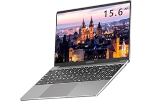 WOZIFAN Notebook 15.6 pollici Win11 256 GB ROM Celeron J4105 2.4G+5G WiFi Supporta l'espansione SSD 1TB 4.2 USB HDMI Tastiera italiana membrana mouse senza fili-Grigio