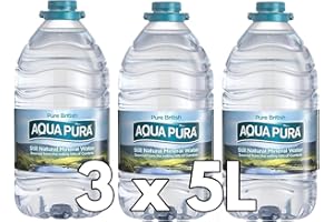 BLISSIFY Aqua 5 Litre Still Natural Mineral Water, 5L, Pack of 3