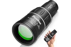Pankoo 16 x 52 Monokular-Teleskop für Erwachsene, kompaktes für Erwachsene und Kinder, HD für Geschenke, Outdoor-Aktivitäten, Vogelbeobachtung, Wandern, Konzert, Reisen