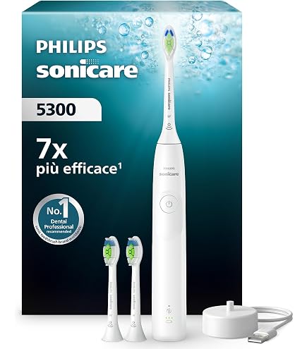 Philips Sonicare 5300 HX7101/01 Sonic Electric Toothbrush with 2