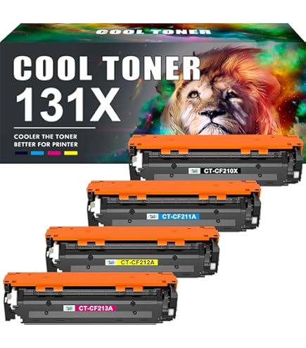 5 Toner Cartridges Compatible HP 131A 131X CF210X CF211A CF212A CF213A - View #9