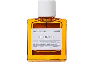 KORRES SIKINOS Eau de Toilette woda toaletowa dla mężczyzn i kobiet, zapach unisex, wodna i kwiatowa, wegańska, 50 ml