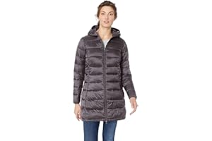 Amazon Essentials Doudoune à Capuche Légère et Imperméable avec Fermeture Éclair Intégrale (Disponible en Grande Taille) Femme