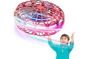 BIBIELF Flying Ball Boys Toy for 5 6 7 8 9 year old，Mini Hand Drones Toy with LED Lights, Outdoor Indoor Kids toys for Girls Boys Christmas Birthday Gifts