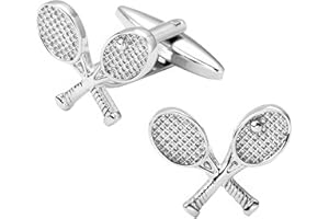 SHIPITNOW Boutons de Manchette Sport - Boutons de Manchette Originaux pour Joueur, Sportif ou Club - Vendus par paire - Accessoire Fantaisie ou Déguisement Chemise et Veste de Costume, Smoking