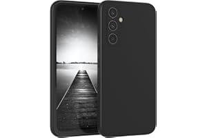 EAZY CASE Coque de protection en silicone pour Samsung Galaxy A54 - Noir - Résistante aux chocs - Avec protection de l'appareil photo - Fine - En TPU - Noir mat