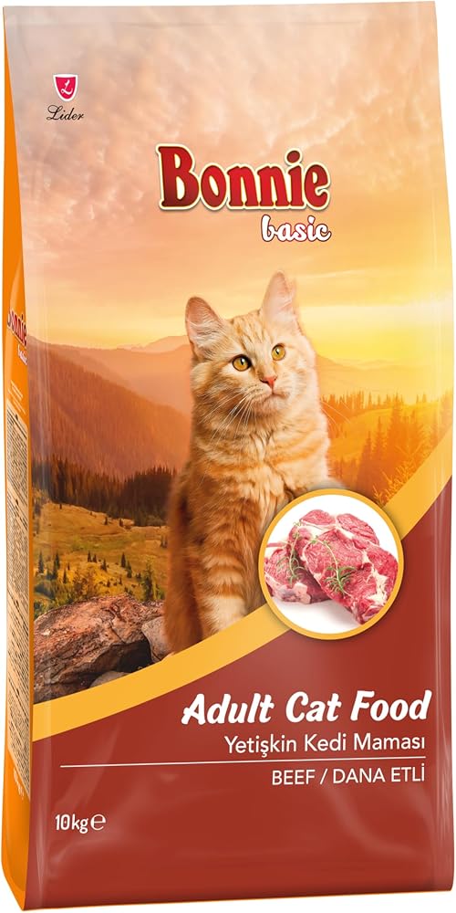 Bonnie Basic Yetişkin Dana Etli Kedi Maması 10 Kg