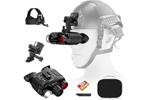 CAUPUREYE Nachtsichtgerät 4K 36MP, 8X Digitaler Zoom Infrarot Fernglas Nachtsichtgeräte mit 7-Stufiges Nachtsicht, 3“ HD-Display 4500mAh Wiederaufladbares IP54 Wasserdicht Fernglas Nachtsicht mit 32GB TF Karte