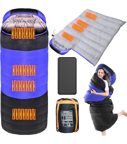 Antarctica Gear Heated Sleeping Bag Liner Camping Heater For