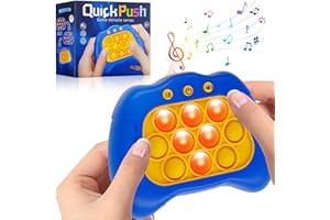 TAIMEIMAO Puzzle Pop-It Spiel,2024 Neu Quick Push Pop-It,Dekompressionsdurchbruch-Puzzle-Spielmaschine,Elektronischer Whack Mole Spiel,Pop-It Pro Light Up Game,Pop It Fidget Spielzeug