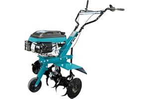 K&S KÖNNER&SÖHNEN Könner & Söhnen KS 4HP-70 Benzin-Bodenhacke mit Riemenantrieb, gartenfräse mit geschmiedete Säbelfräsen, ≤70 cm Arbeitsbreite, ≤27 cm Arbeitstiefe, Motorleistung 5 PS, Gewicht 40 kg