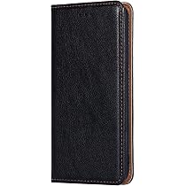 LINER Leder Flip Case Für Oppo Reno 4 Pro 5G – Mit Kartenfächern, Magnetverschluss & Ständerfunktion, Stoßfest (schwarz)